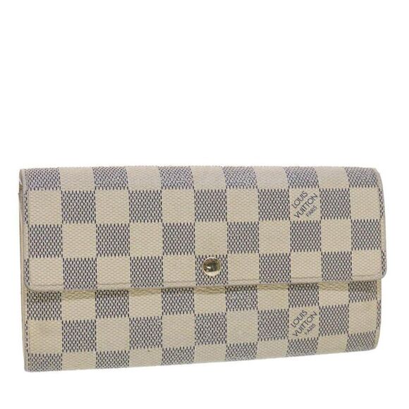 LOUIS VUITTON Damier Azur Portefeuille Sarah Long Wallet - Picture 1 of 15
